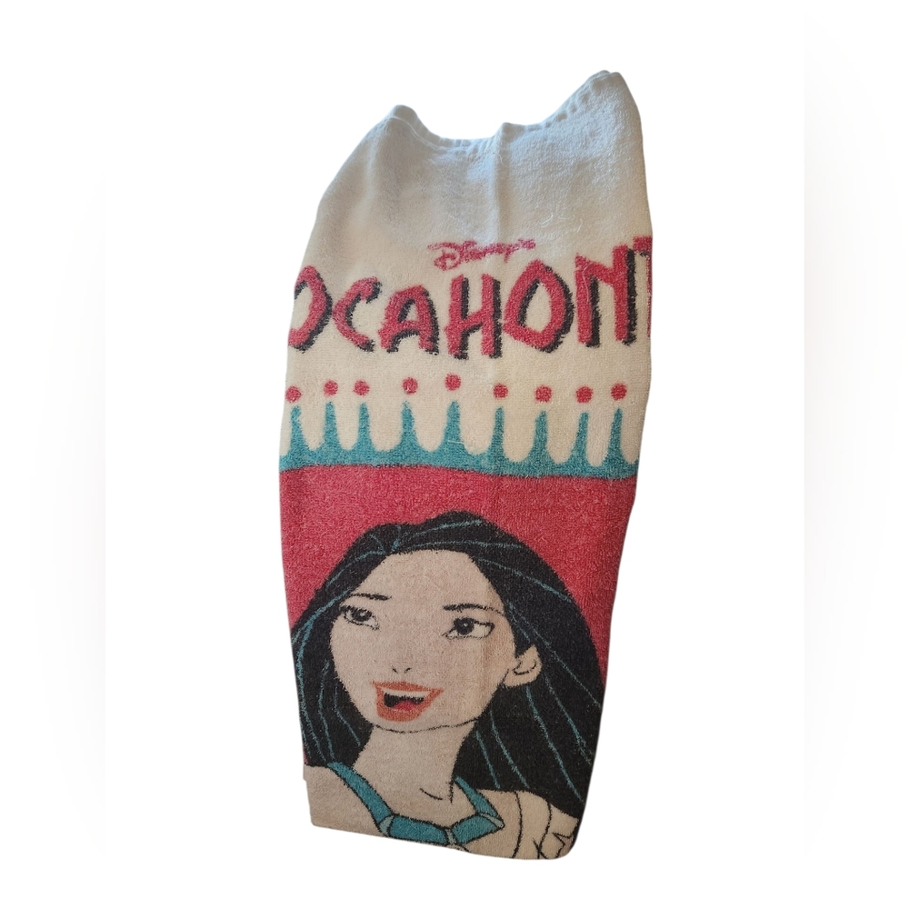 Vintage Disney Pocahontas Beach Towel Pool 52"×28" Cotton Jay Franco - Picture 3 of 5